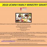 2018 Family Ministry Grant