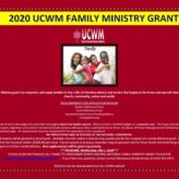 2020 Family Ministry Grant