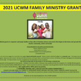 2021 Family Ministry Grant